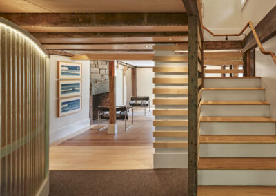 6 Maple Street Office entry view with stair case