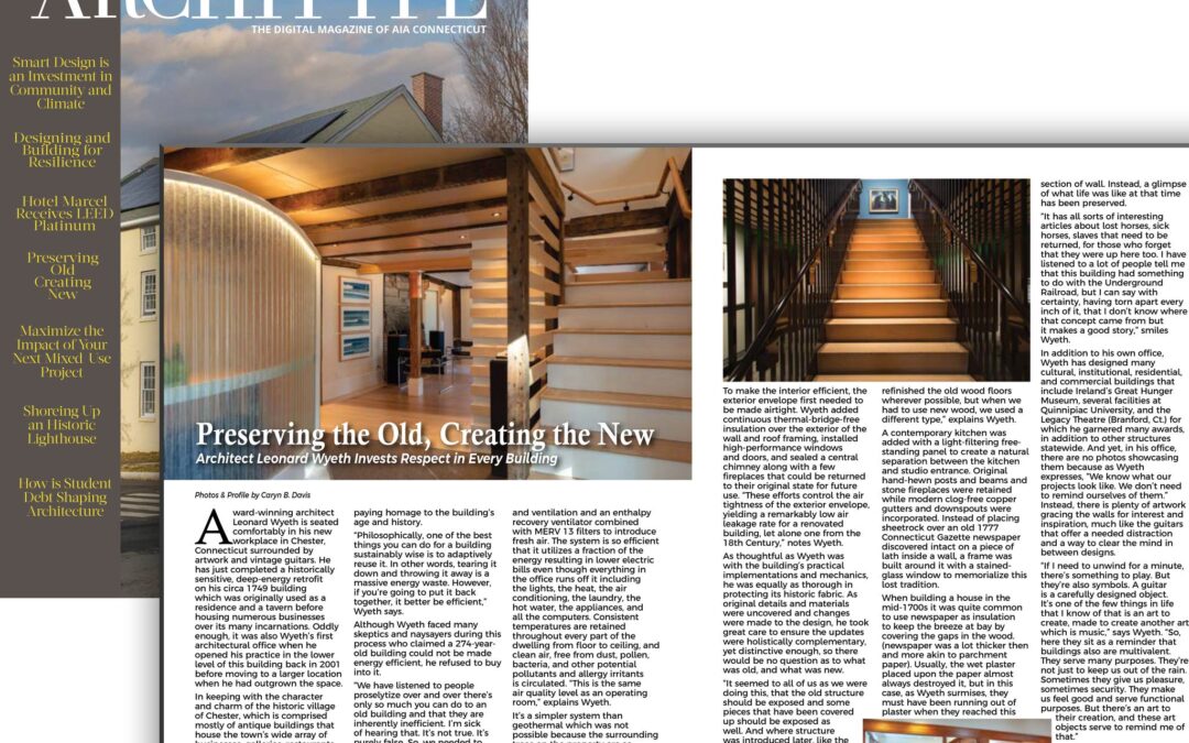 WYETH ARCHITECTS FEATURED IN ARCHITYPE MAGAZINE